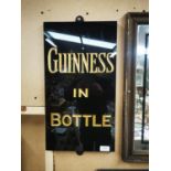 Guinness in Bottle slate advertising sign.