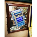 Capstan Navy Cut advertising mirror.
