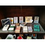 Collection of early to mid 20th. C. cigarette packets