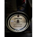 John Jameson tinplate drink's tray