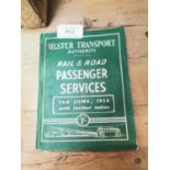 Ulster Transport Authority book.