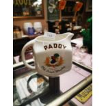 Paddy Old Irish Whisky advertising jug.