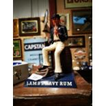Lamb's Navy Rum advertising figure.