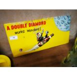 1950's Double Diamond showcard.