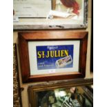 Ogden's St. Julien advertising showcard.