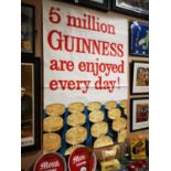 Guinness advertising poster.