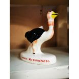 Guinness ceramic advertising Ostrich figure.