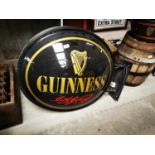 Guinness Double Sided advertising Sign.