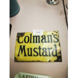 Coleman's Mustard advetising sign.