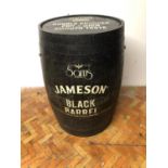 Jameson metal bound barrel W 65cm H 90cm