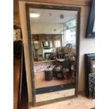 Decorative antique mirror W 176cm H 90cm