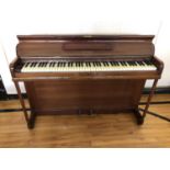 Neat mahogany upright piano