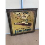 "Most people prefer Jameson" framed advertisement W 58cm H 58cm