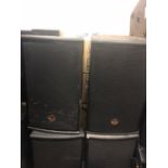 Set of 4 speakers W 26 H 42 D 26