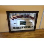 O CONNELL & FLYNN WHISKEY advertising mirror W 77cm H 60cm