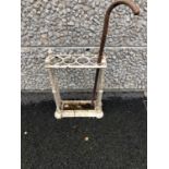 Victorian cast iron umbrella stand W 47cm H 60cm D 20cm