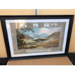 Glendalough framed poster W 120 H 83cm