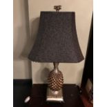 Occasional lamp of pineapple design W 15cm H 18cm