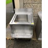 Stainless under counter ice & bottle holder W 56 H 90 D 70