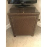 2 Upholstered cabinets W 65cm H 85cm D 65cm