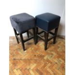 2 occasional bar stools W 36cm H 74cm