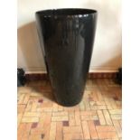 Cylindrical shaped planter W 40cm H 75cm