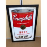 Campbell's Soup advertisement W 66cm H 96cm
