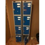 Set of 8 lockers