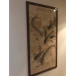 Framed Asian print