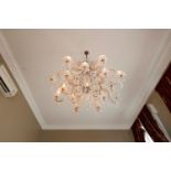 Spectacular French cut glass chandelier W 120cm H 120cm