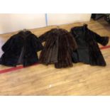 Collection of 7 fur coats