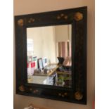 Floral Design Mirror W 66cm H 77cm