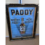 Paddy Irish Whiskey advertising W 45cm H 58cm