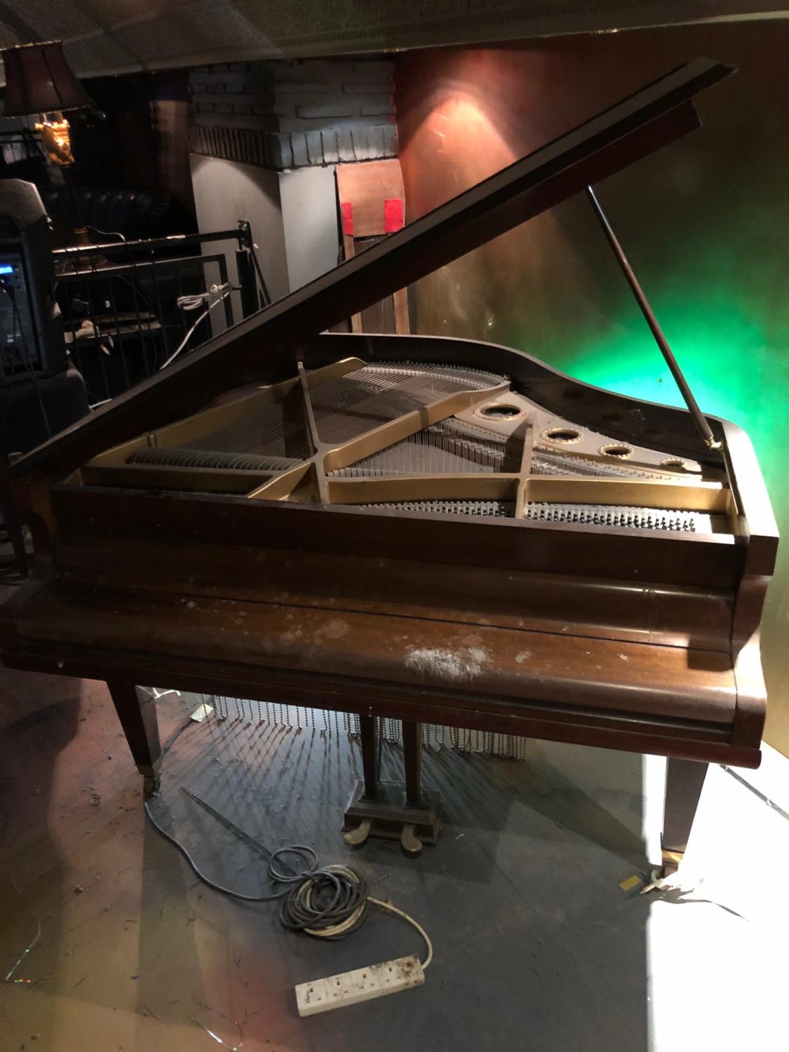 Eavestaff baby grand piano mahogany cased (not on site) W 140cm H 95cm D 140cm