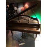 Eavestaff baby grand piano mahogany cased (not on site) W 140cm H 95cm D 140cm
