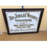 The Jubilee Whiskey framed advertisement W 74cm H 59cm