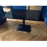 Hardwood rectangular shaped bar table W 120cm H 75cm D 68cm