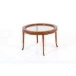 PAOLO BUFFA (Attr) Wooden round coffe table. '40s