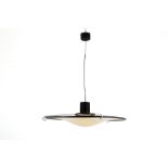 LUCI (Attr.). Fiberglass and metal chandelier