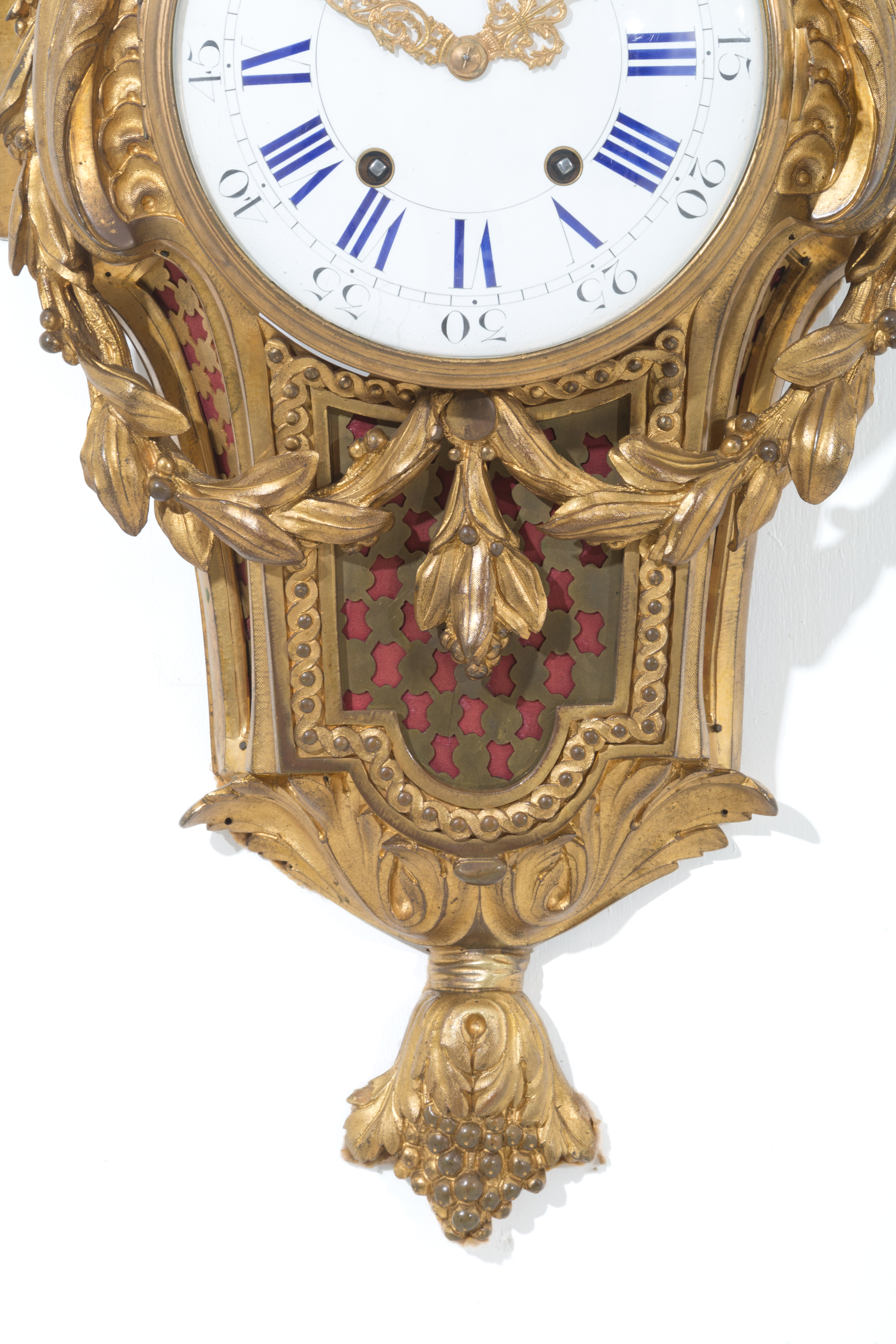 Cartel clock in chiseled and gilt bronze - Image 4 of 4