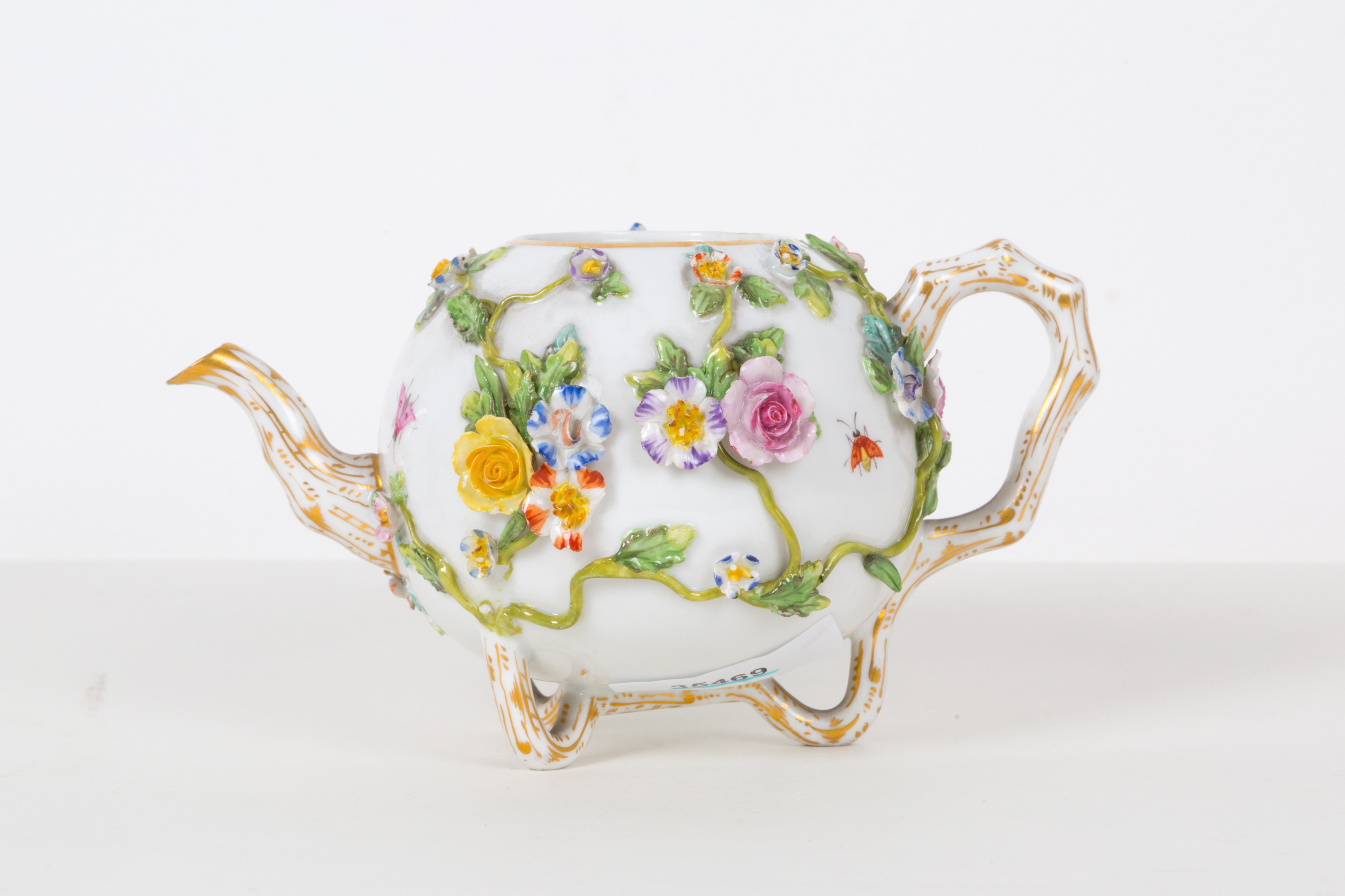 MEISSEN porcelain small teapot. 19th century