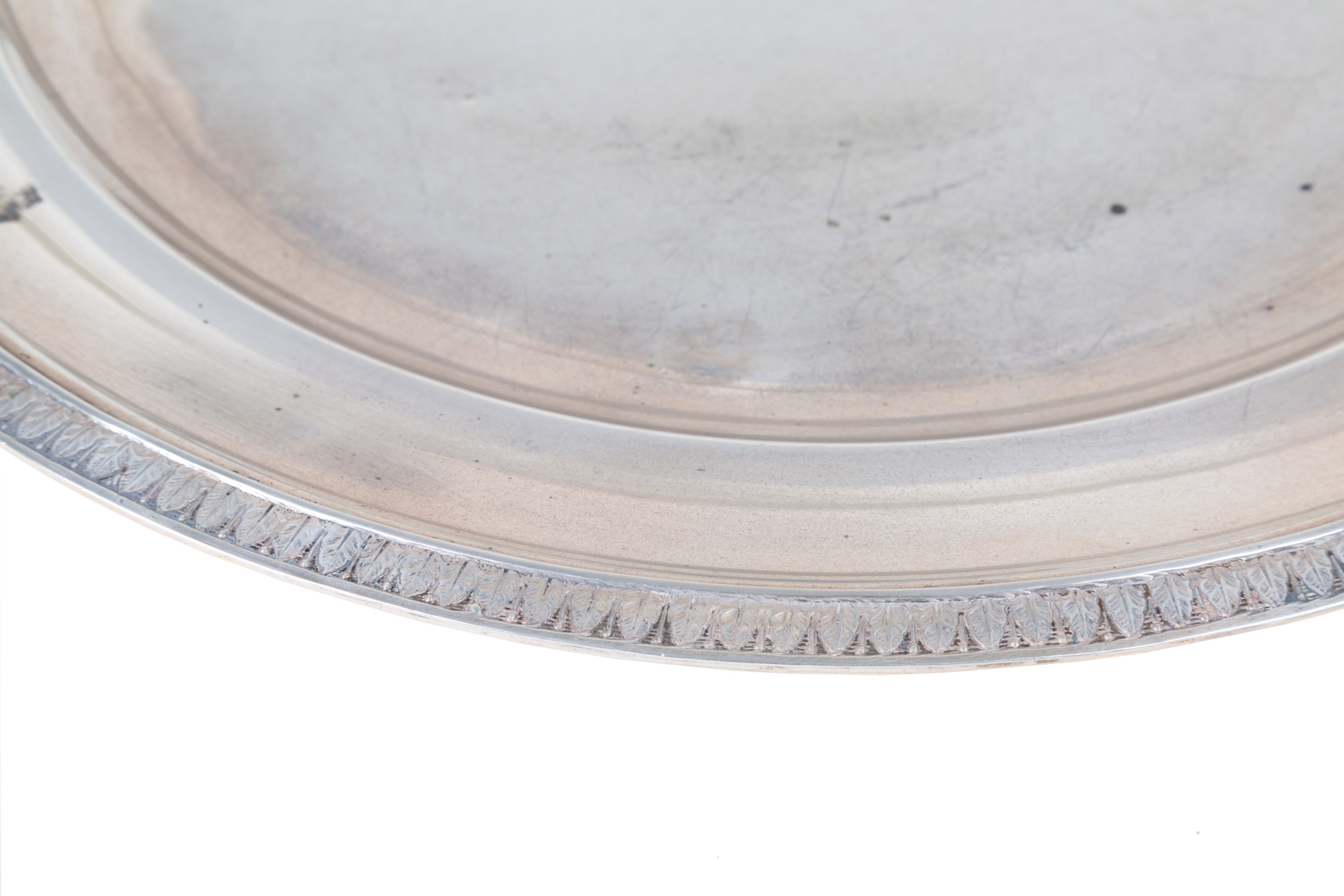 800 silver serving plate. GABRIELLI, Milan - Image 3 of 3