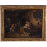 17th c FLEMISH MASTER. Oil painting on canvas