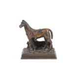 Bronze horse sculpture. Eary 20th century