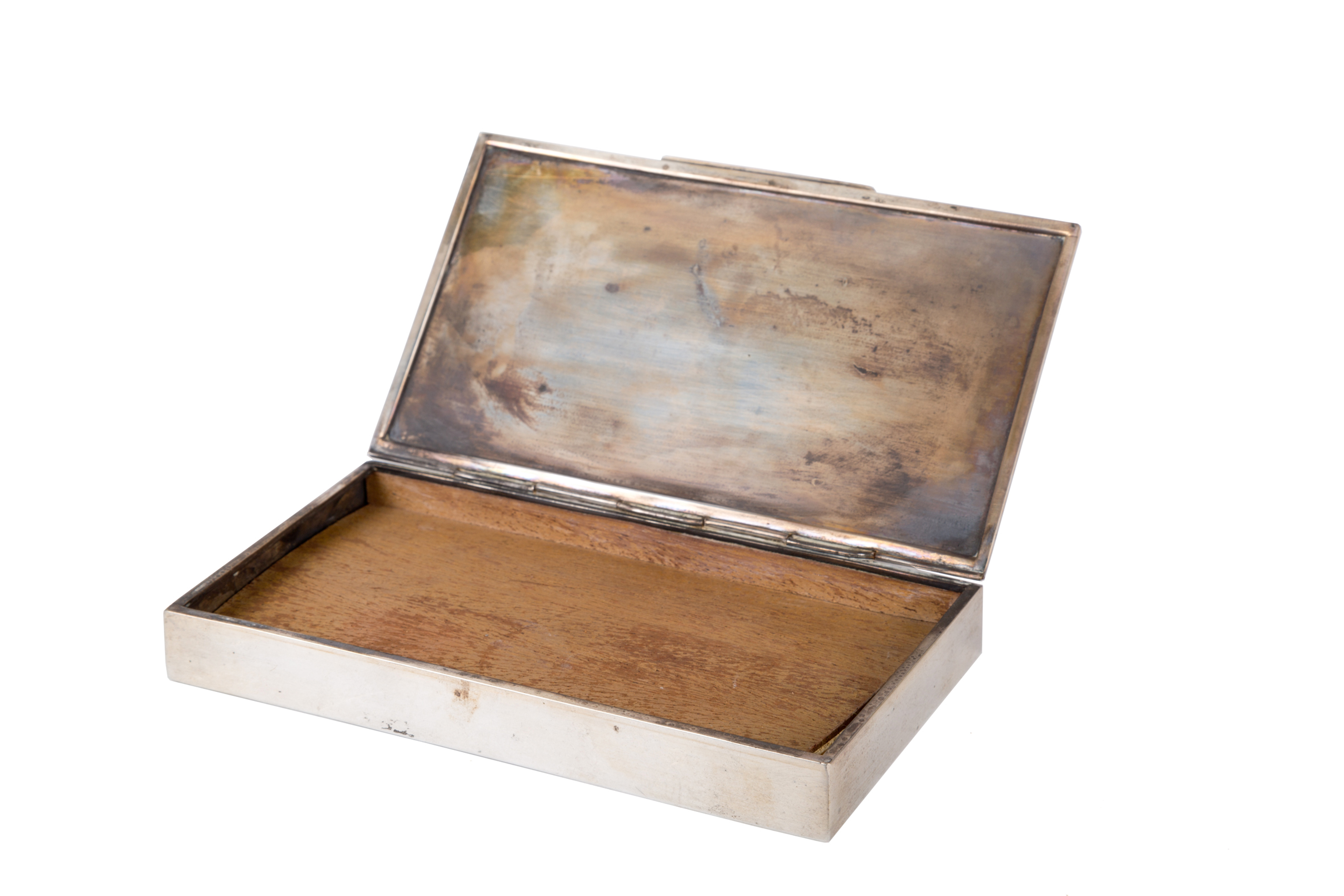 800 silver box. 20th century - Image 2 of 4