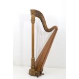 SEBASTIAN ERARD. Harp with original case. 19th c.