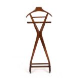 FRATELLI REGUITTI. Wooden valet stand. '60s