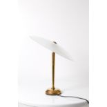 STILNOVO (Attr). Brass table lamp. '50s. Defects