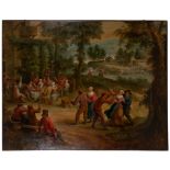 17th c FLEMISH SCHOOL. Oil painting on canvas