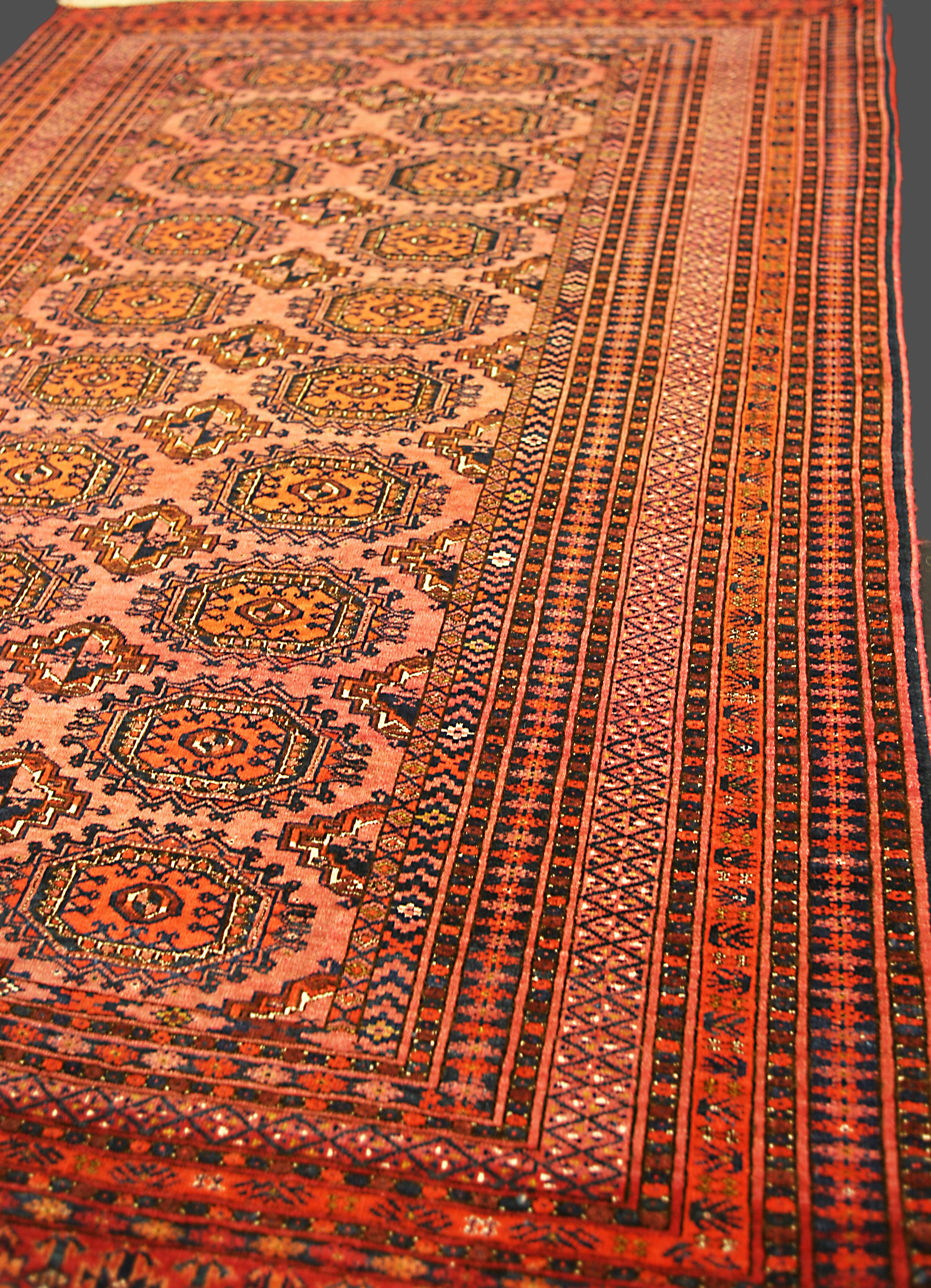 Tekkè wool rug. West Turkestan. About 1900 - Image 2 of 3
